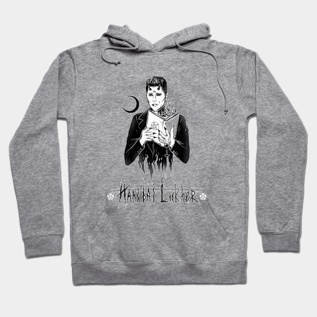 Original Hannibal Lickher Design Hoodie by Hannibal Lickher